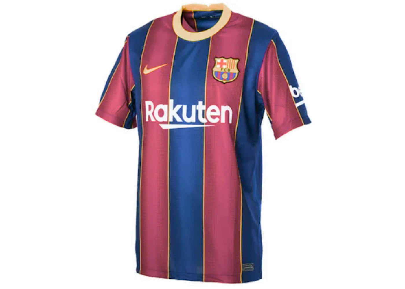 Nike FC Barcelona 2020/21 Stadium Home Soccer Jersey (Asia Sizing)-Deep Royal Blue Varsity Maize
