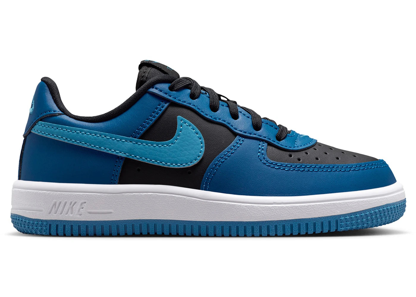 Nike Force 1 Low Black Court Blue