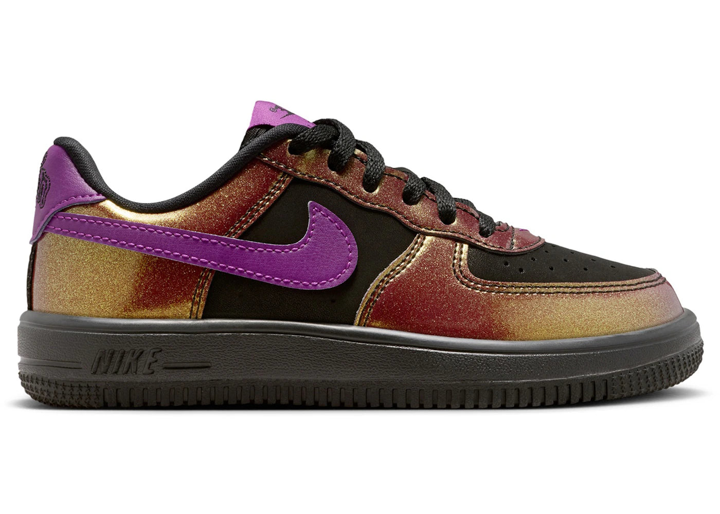 Nike Force 1 Low LV8 4 Black Bold Berry