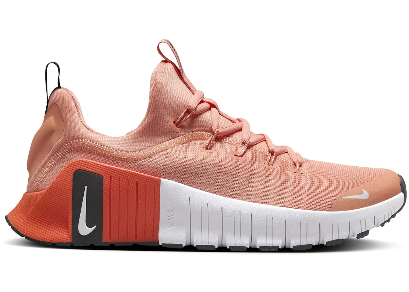 Nike Free Metcon 6 Apricot Agate Turf Orange Black White