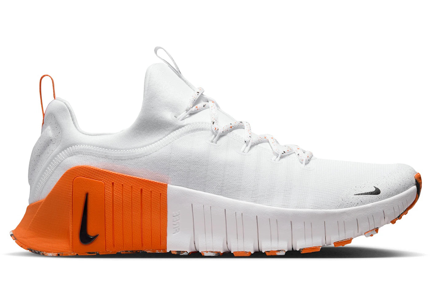 Nike Free Metcon 6-White Safety Orange Black