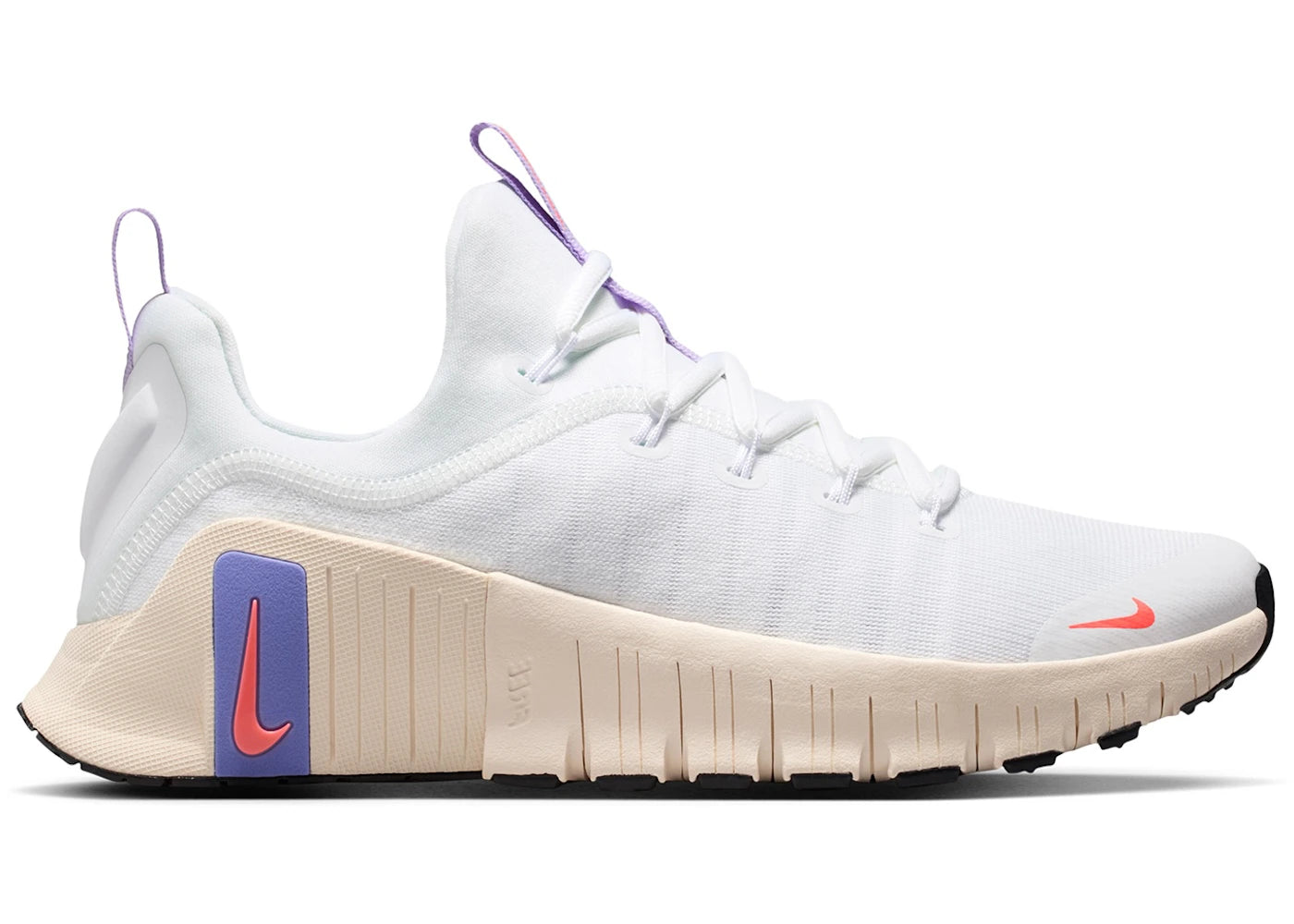 Nike Free Metcon 6 White Violet Mist Chalk Lava