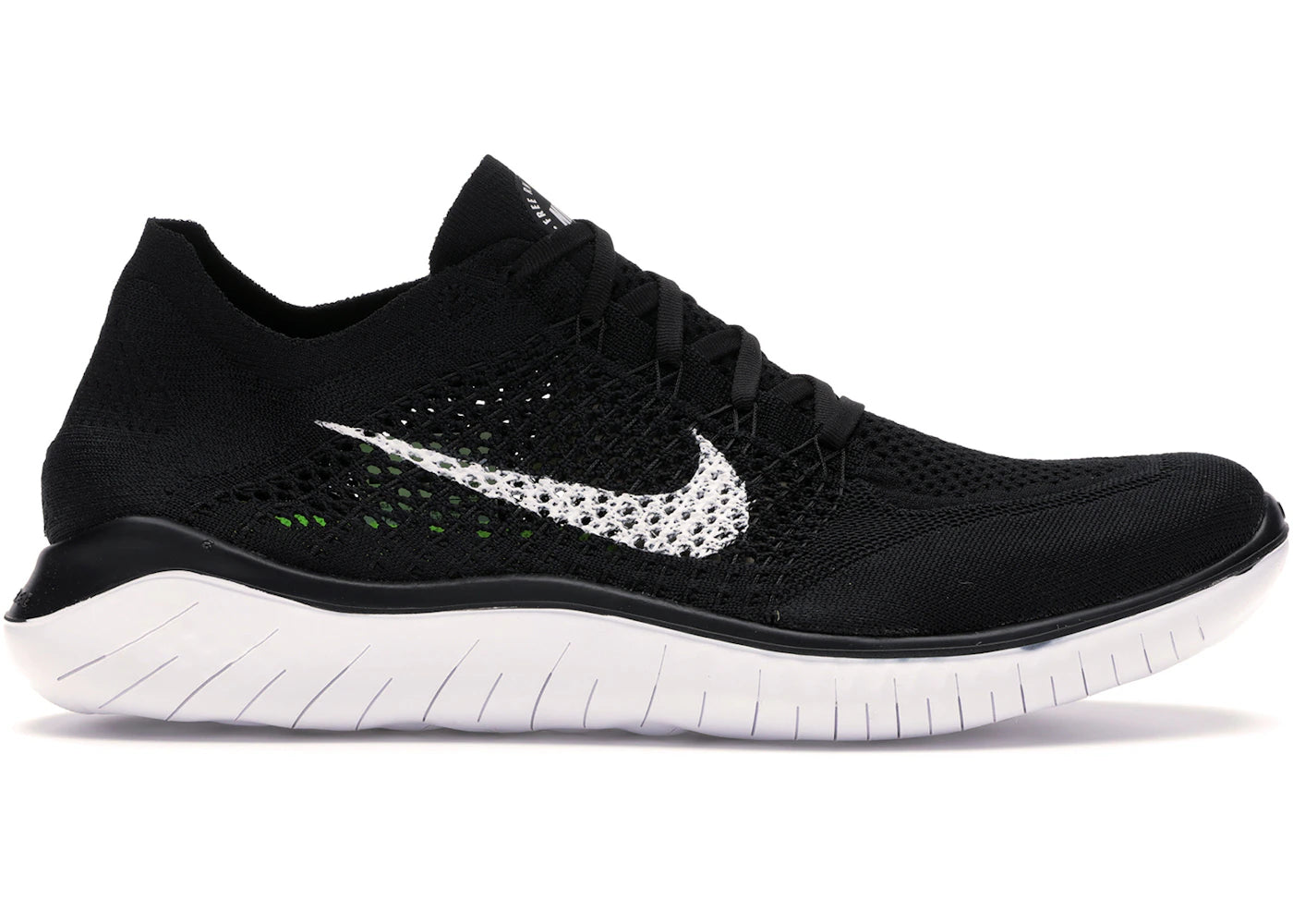 Nike Free RN Flyknit 2018-Black White