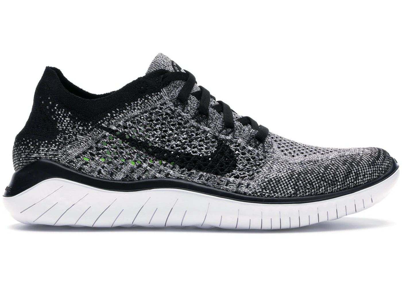 Nike Free RN Flyknit 2018-Oreo (Women's)