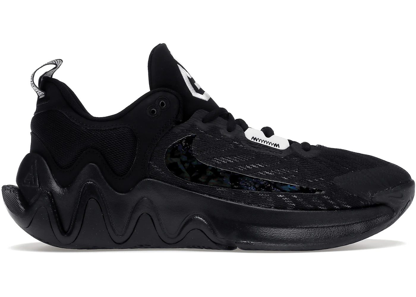Nike Giannis Immortality 2-Black Holographic Swoosh