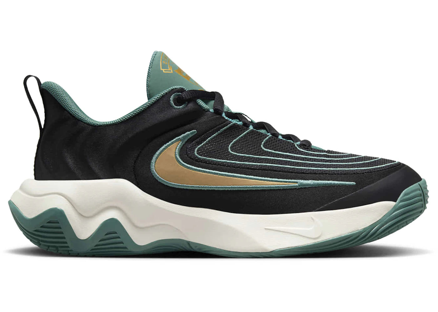 Nike Giannis Immortality 4-Black Bicoastal Pale Ivory Metallic Gold (GS)