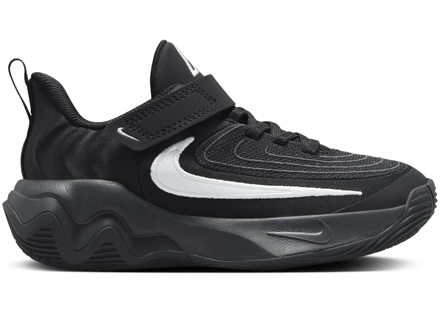 Nike Giannis Immortality 4 - Noir Blanc Gris fumé foncé (PS)