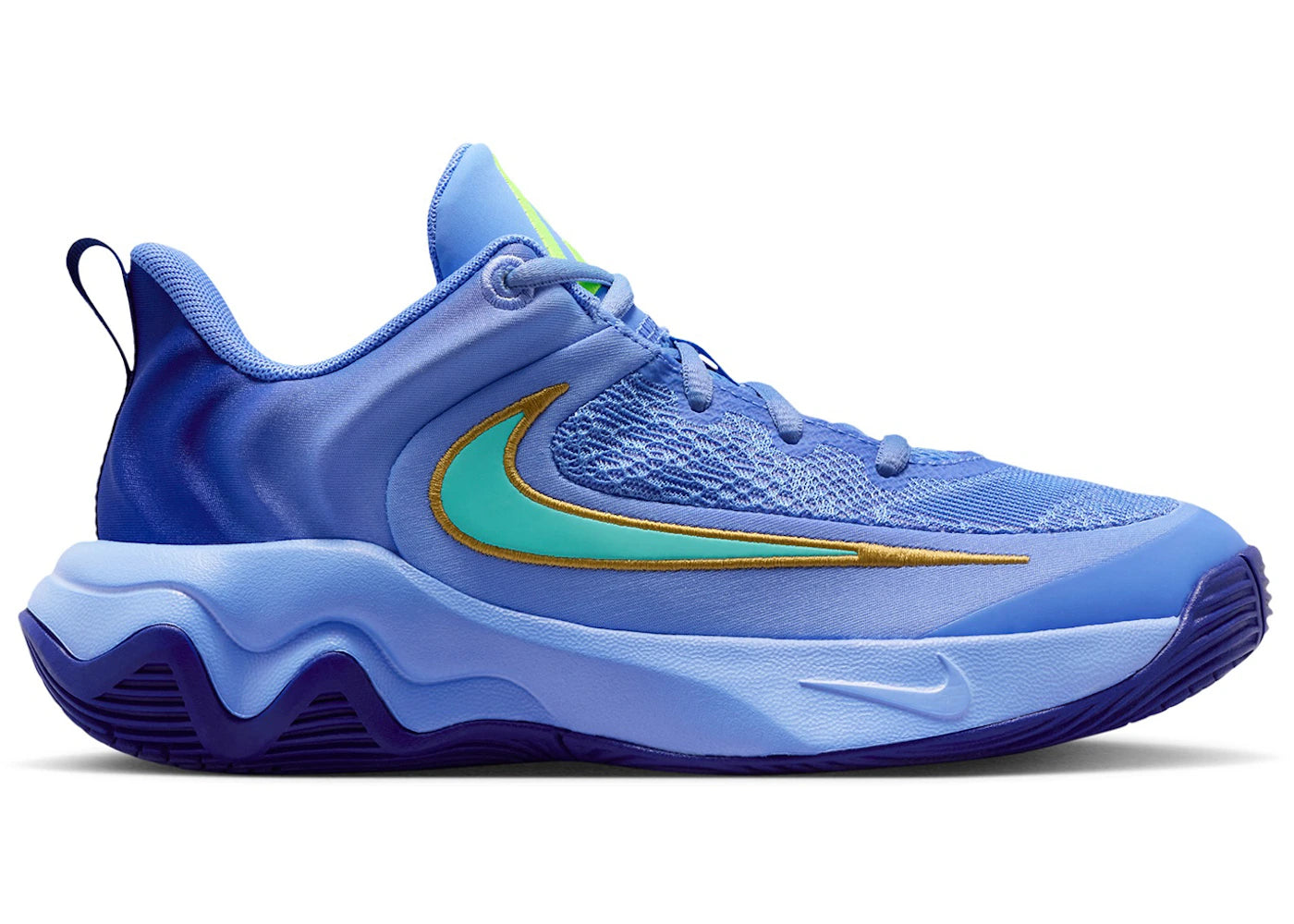 Nike Giannis Immortality 4 Royal Pulse Volt Hyper Turquoise