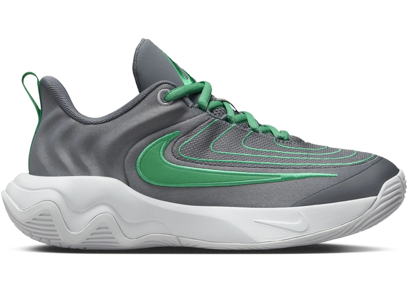 Nike Giannis Immortality 4-Smoke Grey Wolf Grey Dark Smoke Grey Stadium Green (GS)