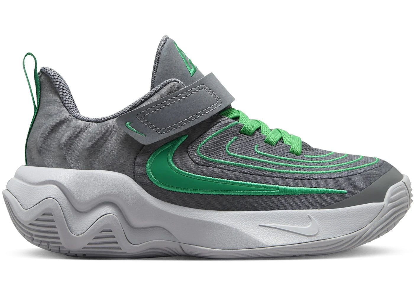 Nike Giannis Immortality 4-Smoke Grey Wolf Grey Dark Smoke Grey Stadium Green (PS)