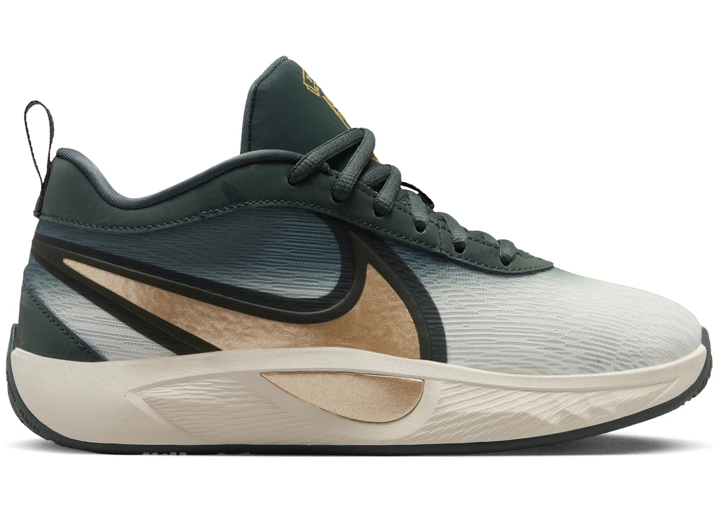 Nike Giannis Zoom Freak 6-Vintage Green Pale Ivory Metallic Gold (GS)