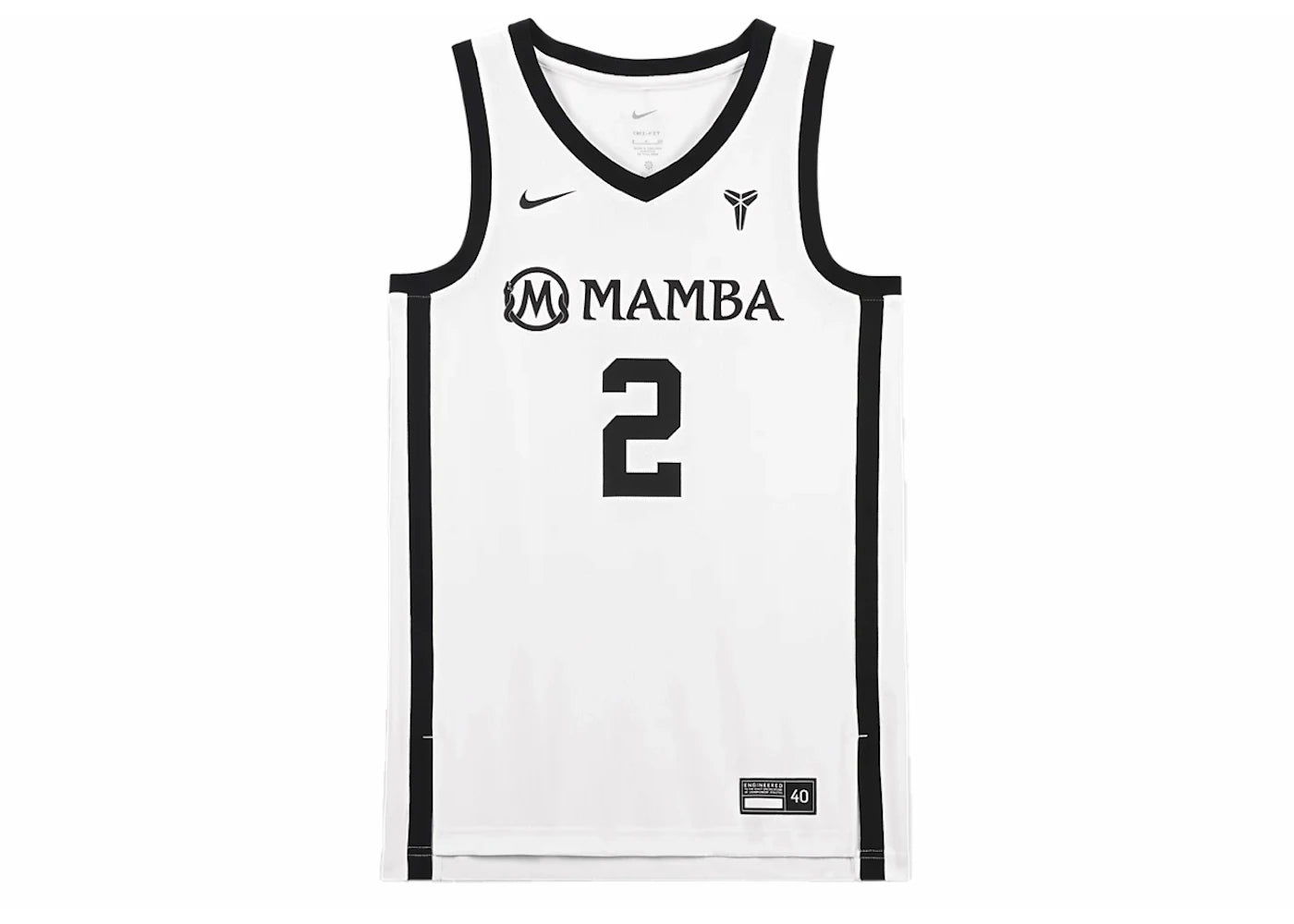 Nike Gigi Bryant Mambacita Basketball Jersey-White
