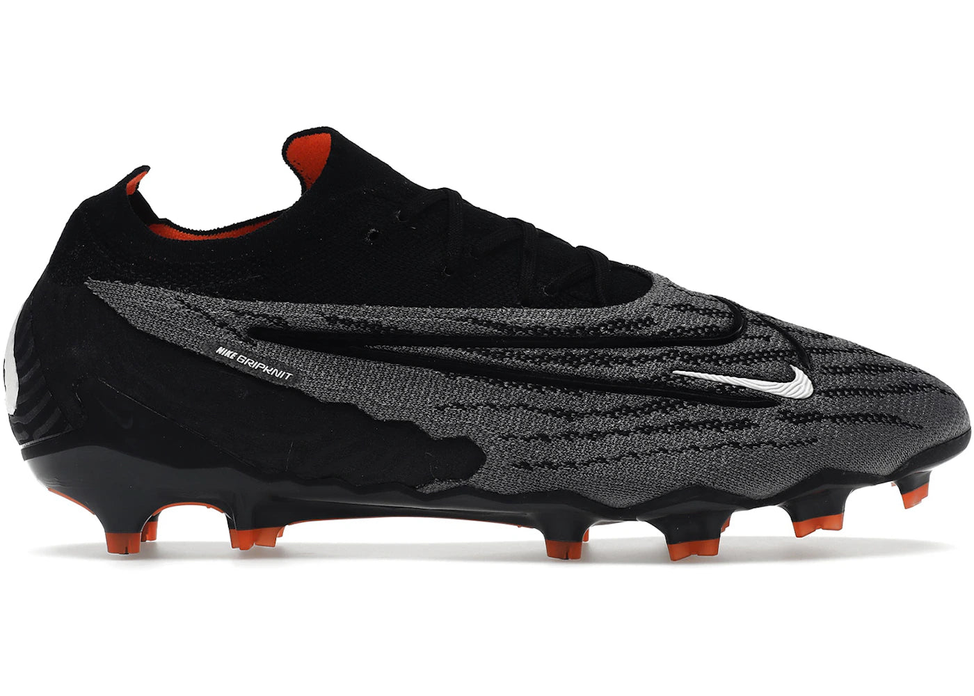 Nike Gripknit Phantom GX Elite FG-Black Dark Smoke Grey