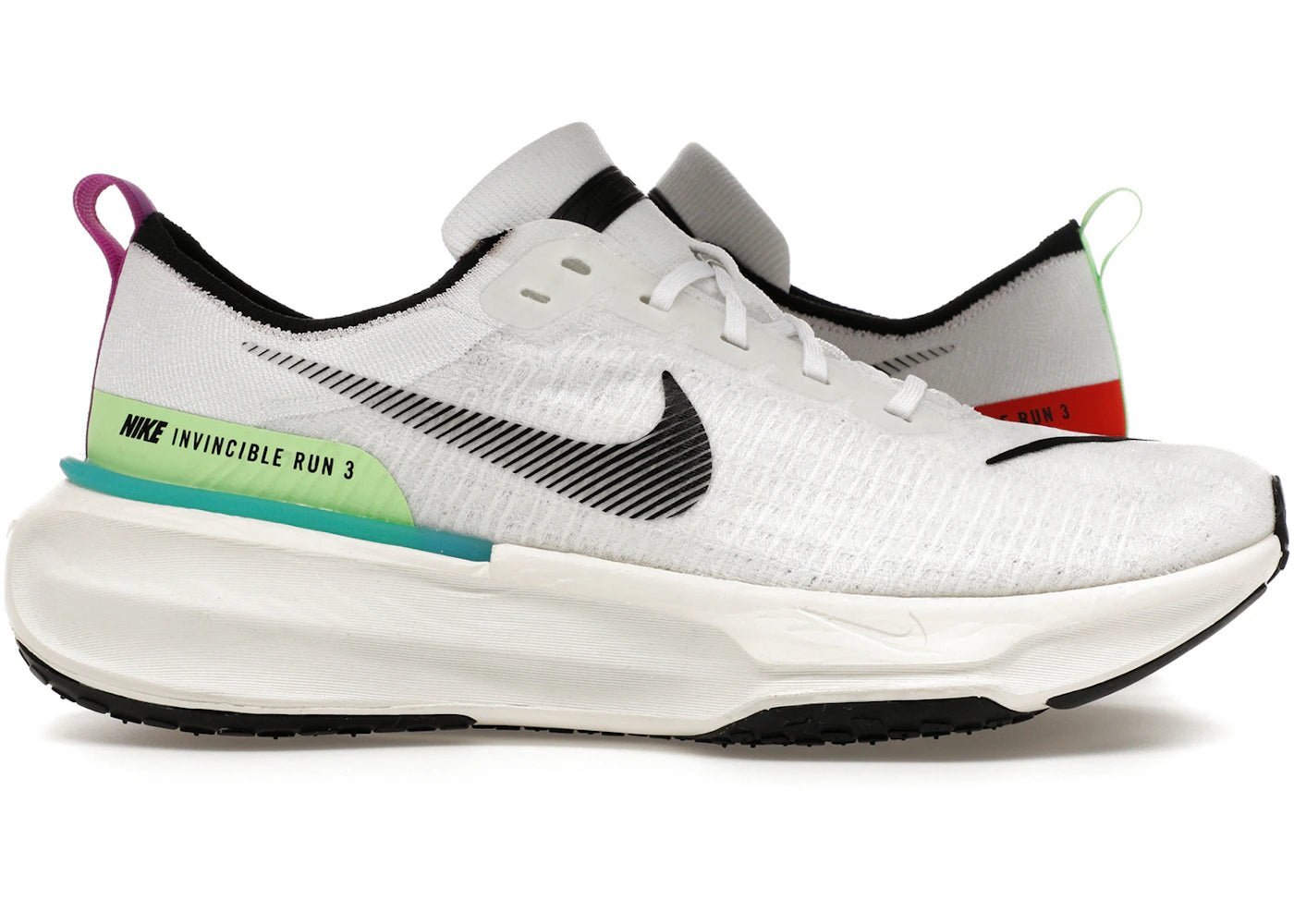 Nike ZoomX Invincible Run 3 SE White Black Picante Red Lime Blast