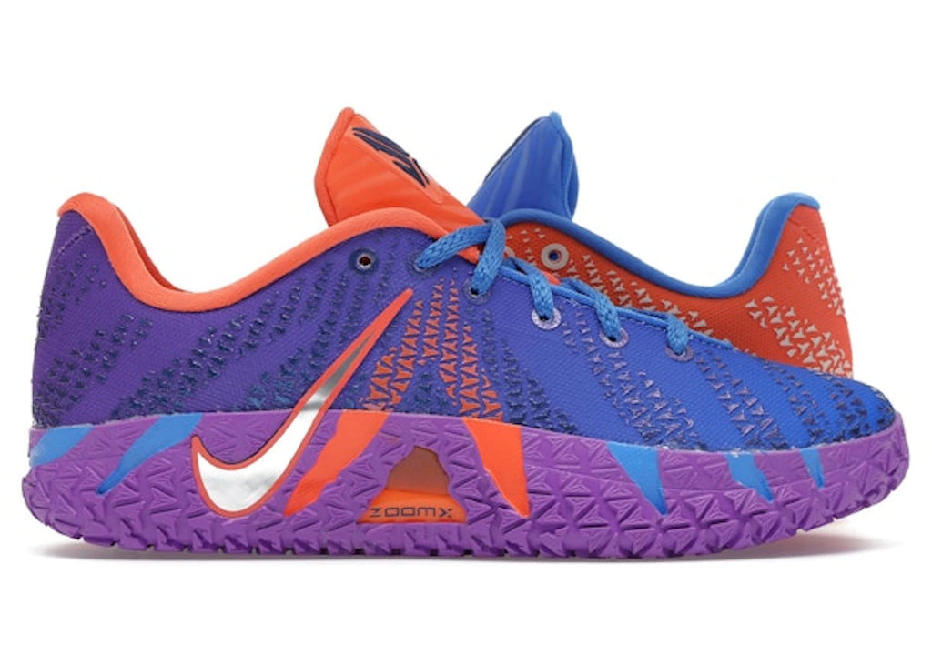 Nike Ja 3 Blue Crystal Turf Orange Midnight Navy Metallic Silver
