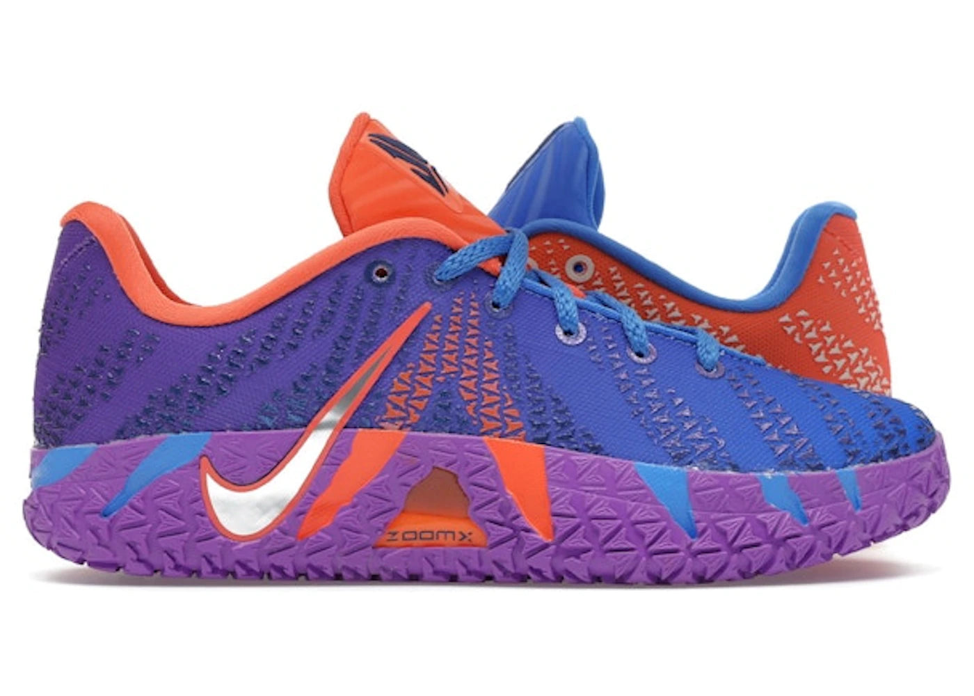 Nike Ja 3 Blue Crystal Turf Orange Midnight Navy Metallic Silver