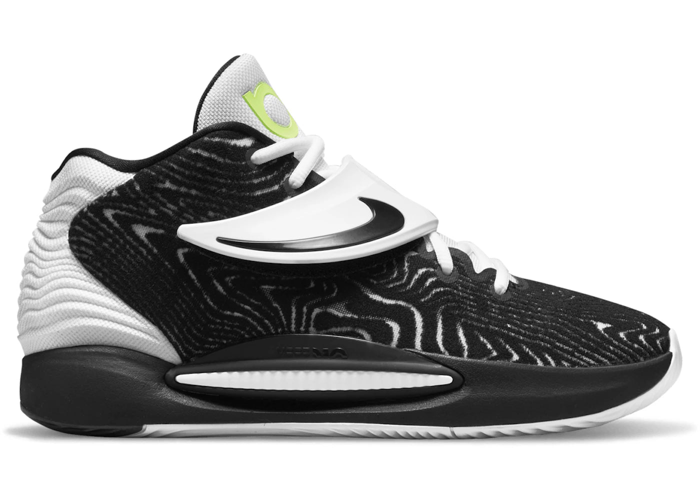 Nike KD 14 TB-Black White Volt