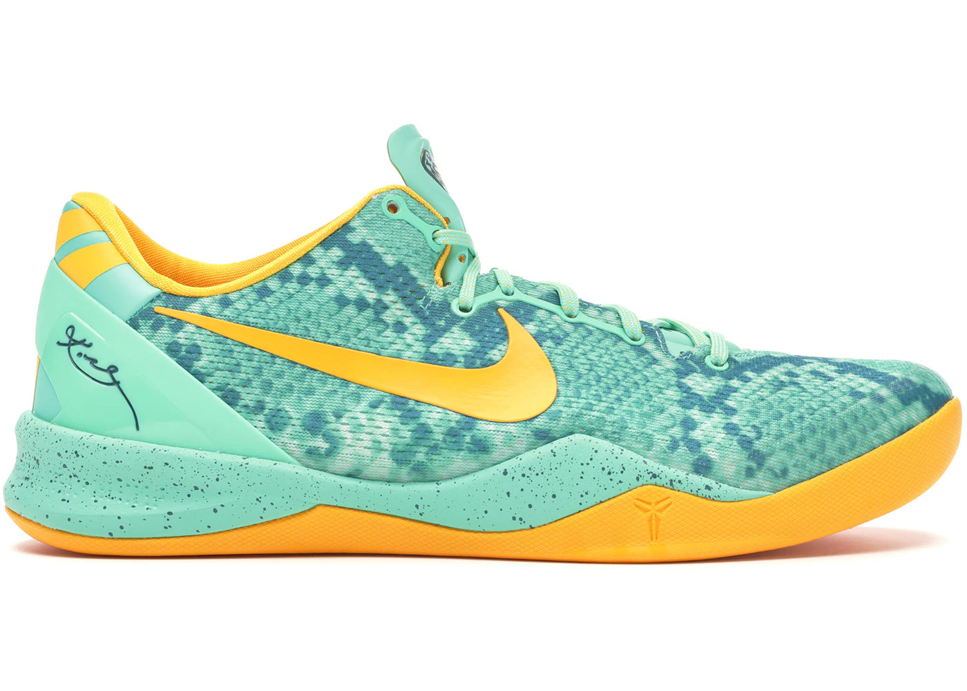 Nike Kobe 8 System-Green Glow Laser Orange