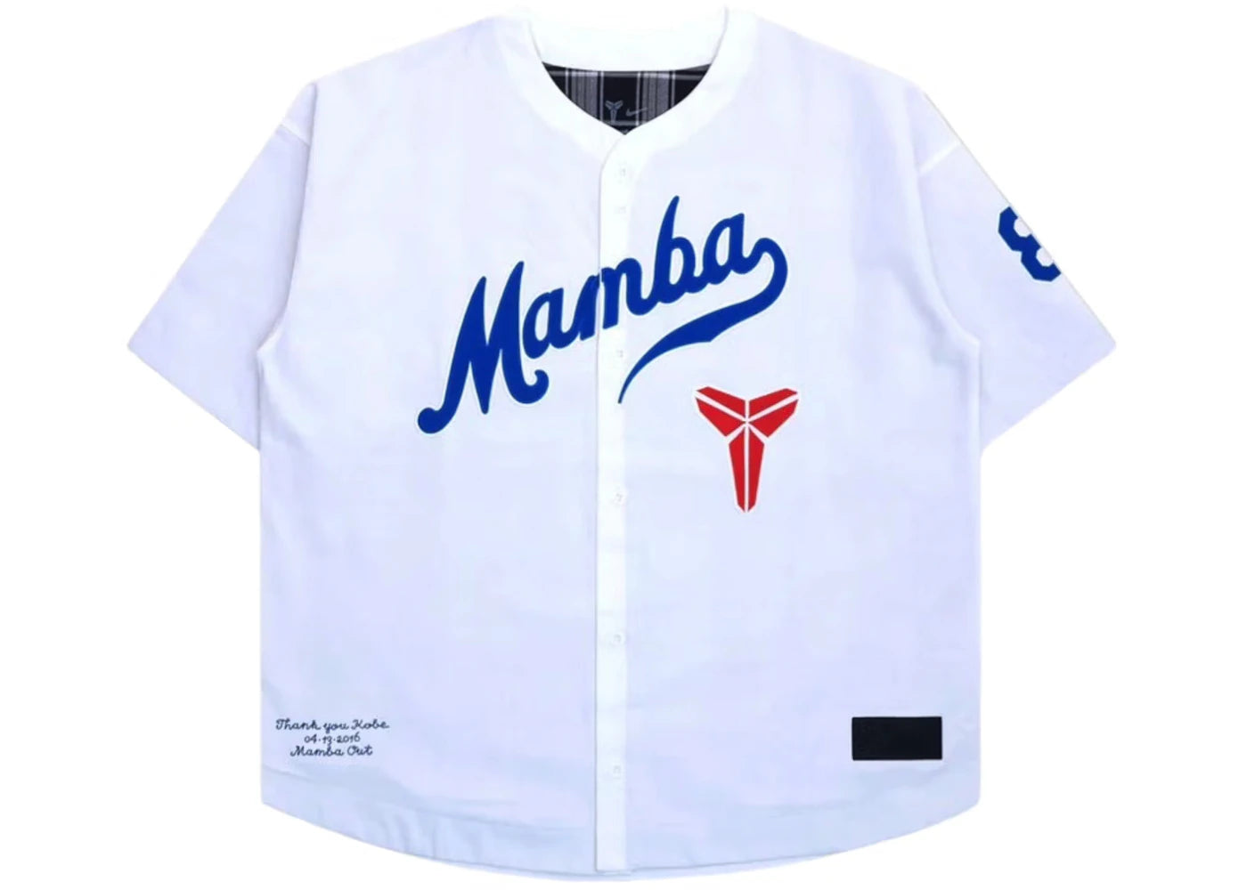 Nike Kobe Bryant Baseball S/S Top-White/Blue