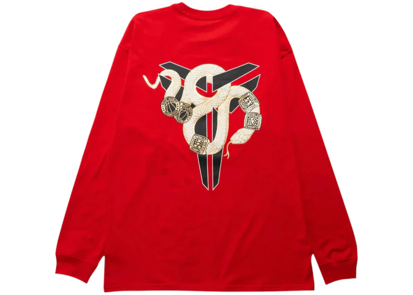 Nike Kobe Bryant Year of Mamba Max90 Long-Sleeve T-shirt-Red