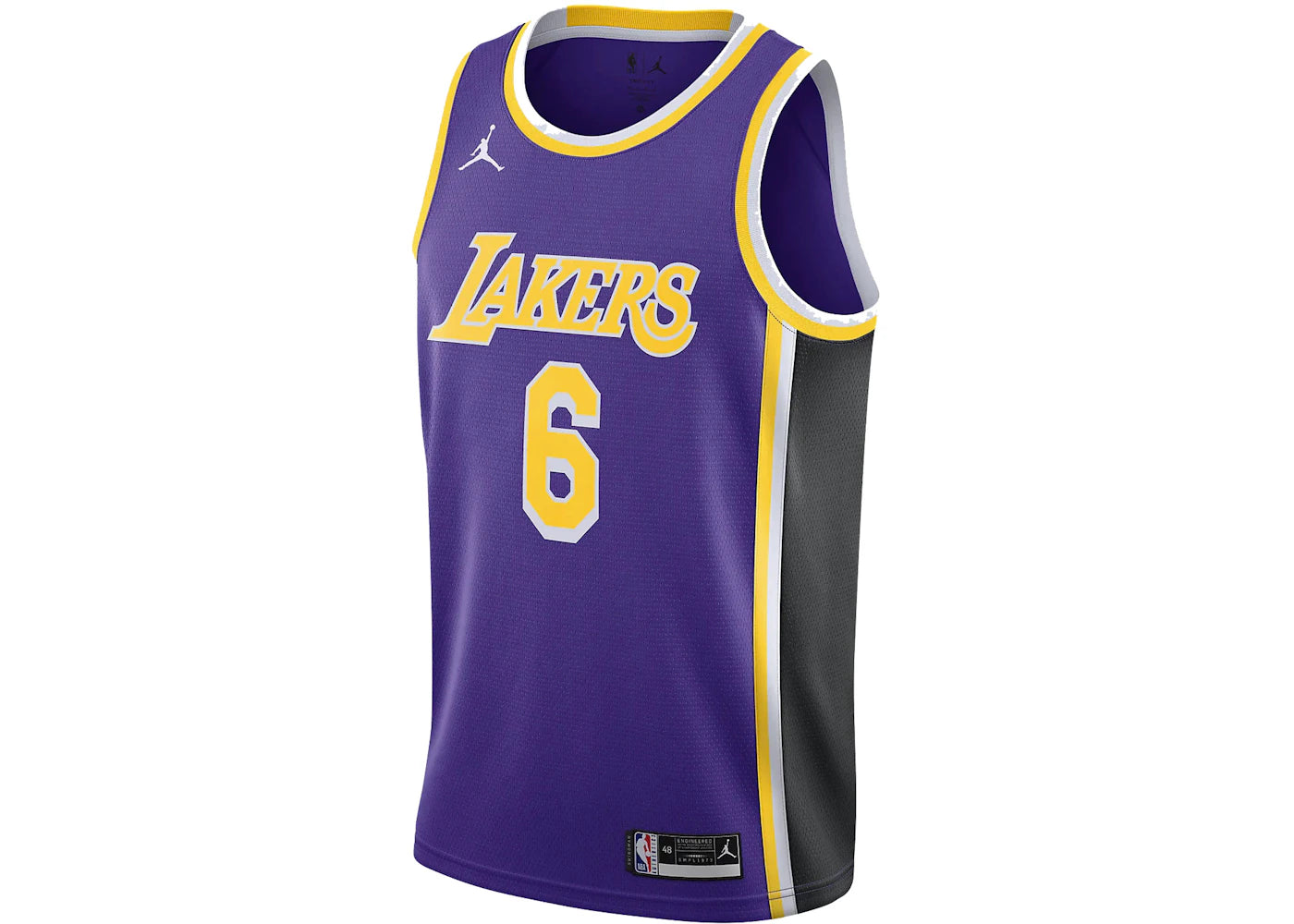 Nike LA Lakers Lebron James Jersey-Purple