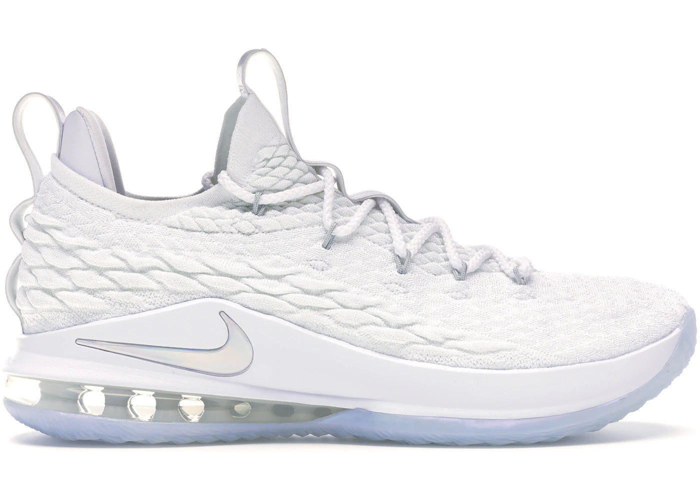 Nike LeBron 15 Low-White Metallic Silver