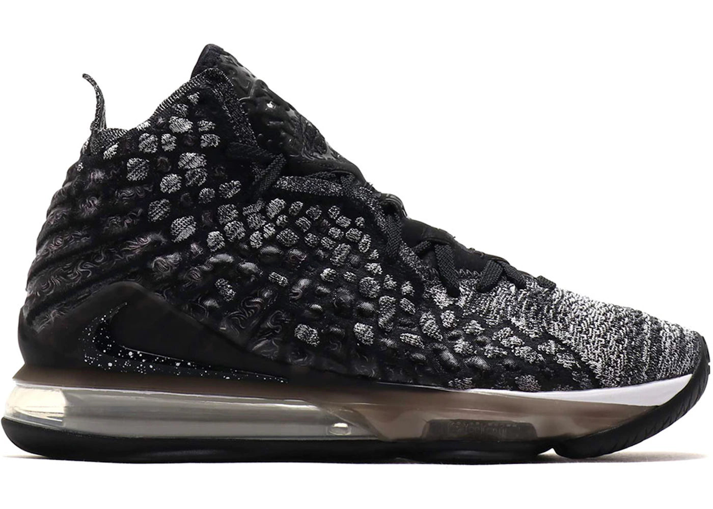 Nike LeBron 17-Black White (GS)