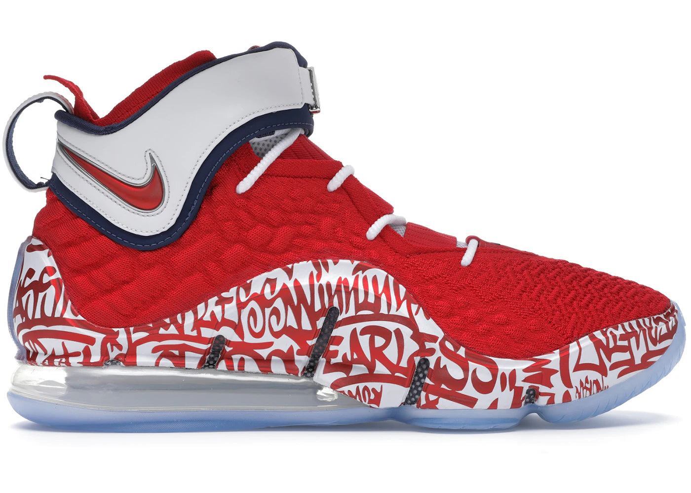 Nike LeBron 17-Graffiti Remix Red