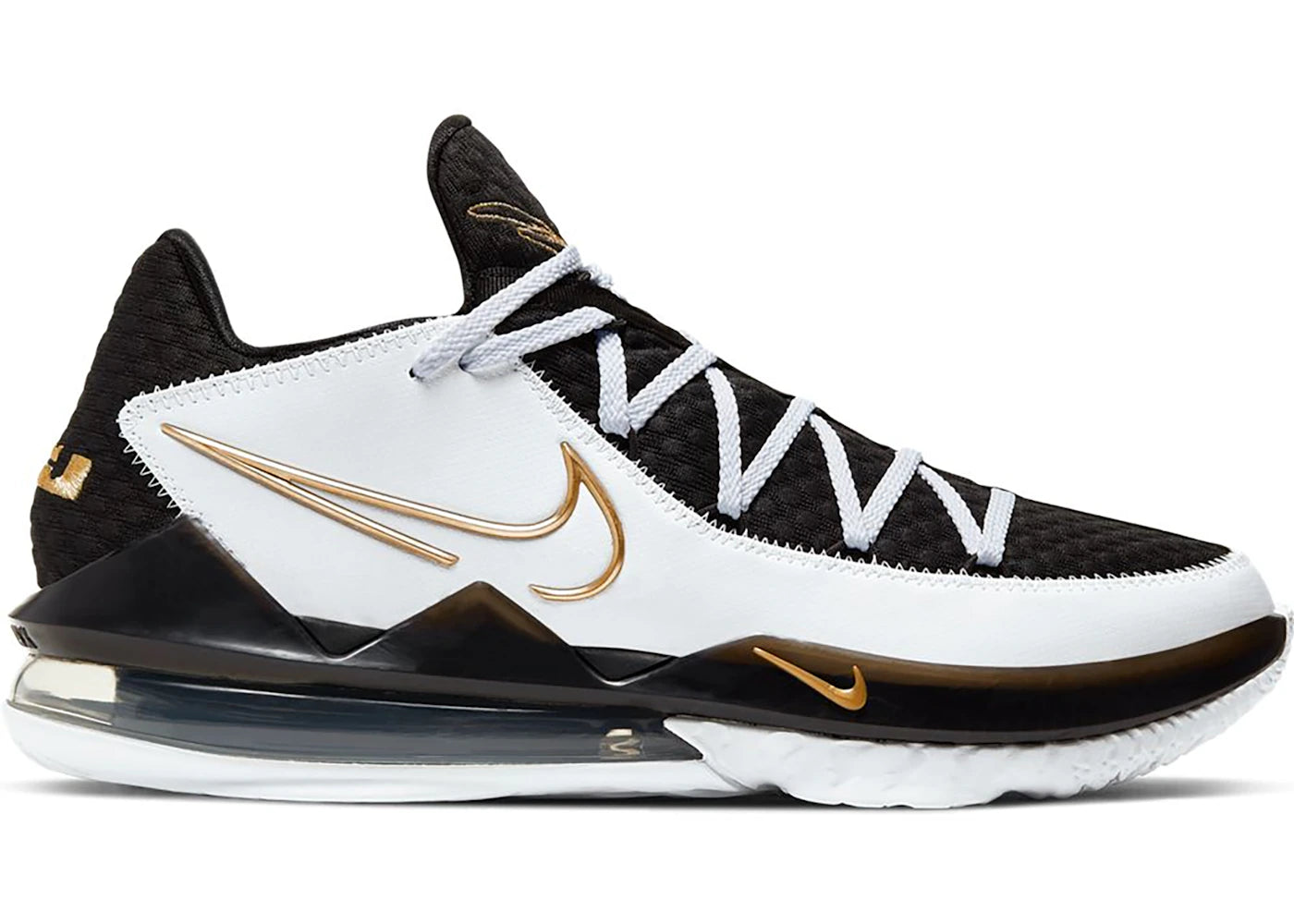 Nike LeBron 17 Low-White Metallic Gold