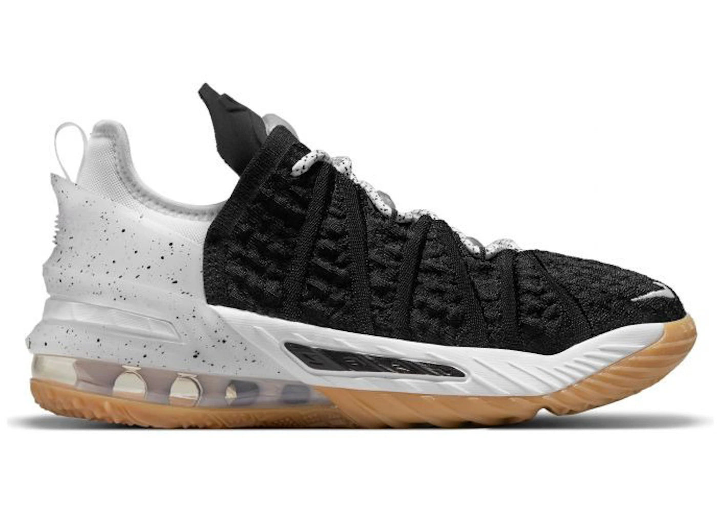 Nike LeBron 18-Black White Gum (GS)