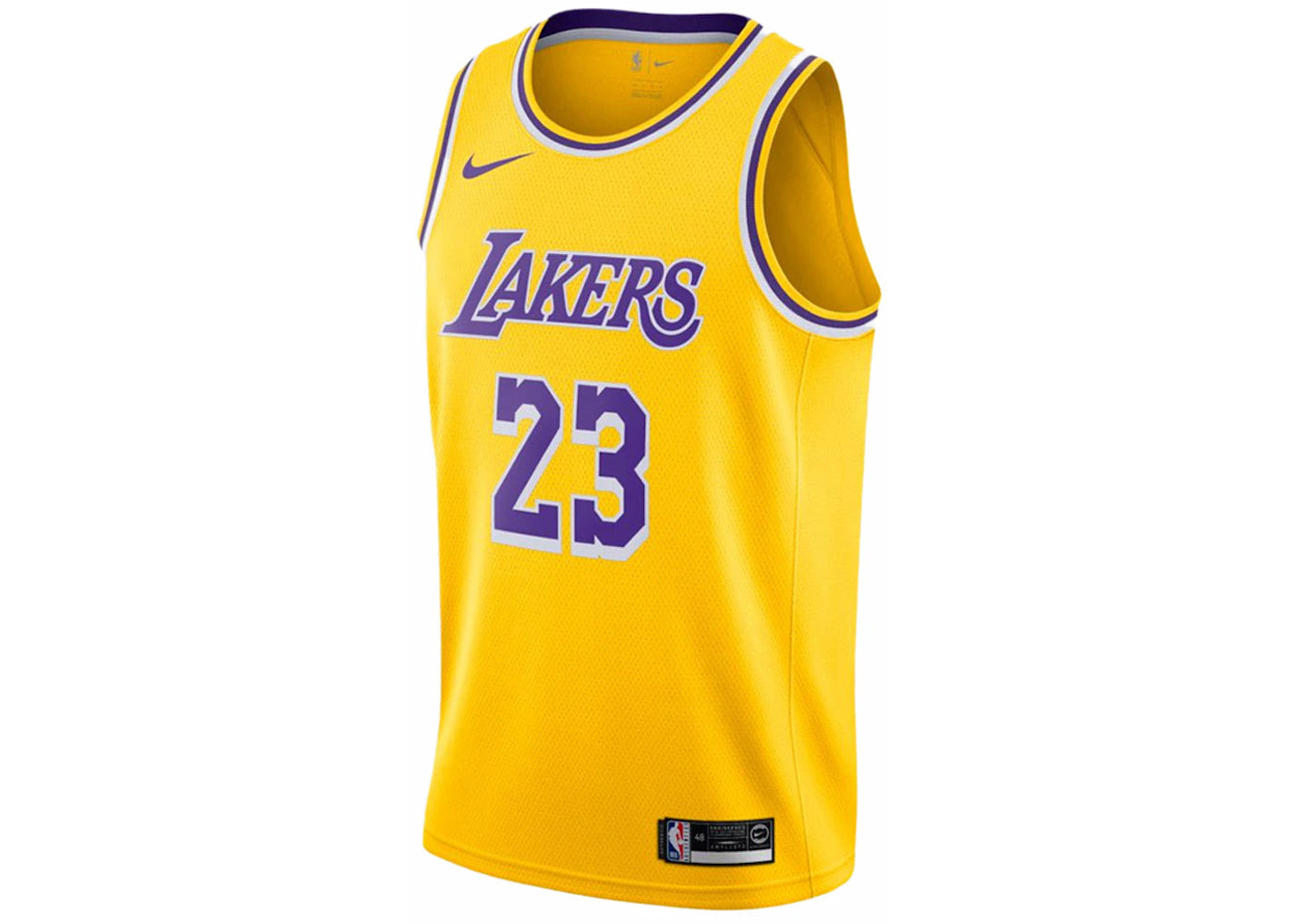 Nike LeBron James Icon Swingman Jersey-Yellow