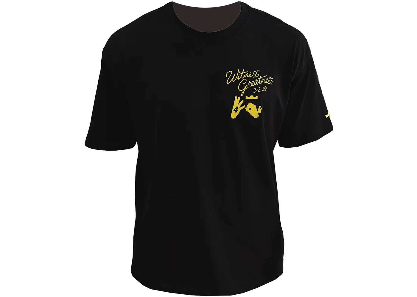 Nike LeBron James Uncharted Max90 Basketball T-shirt Black