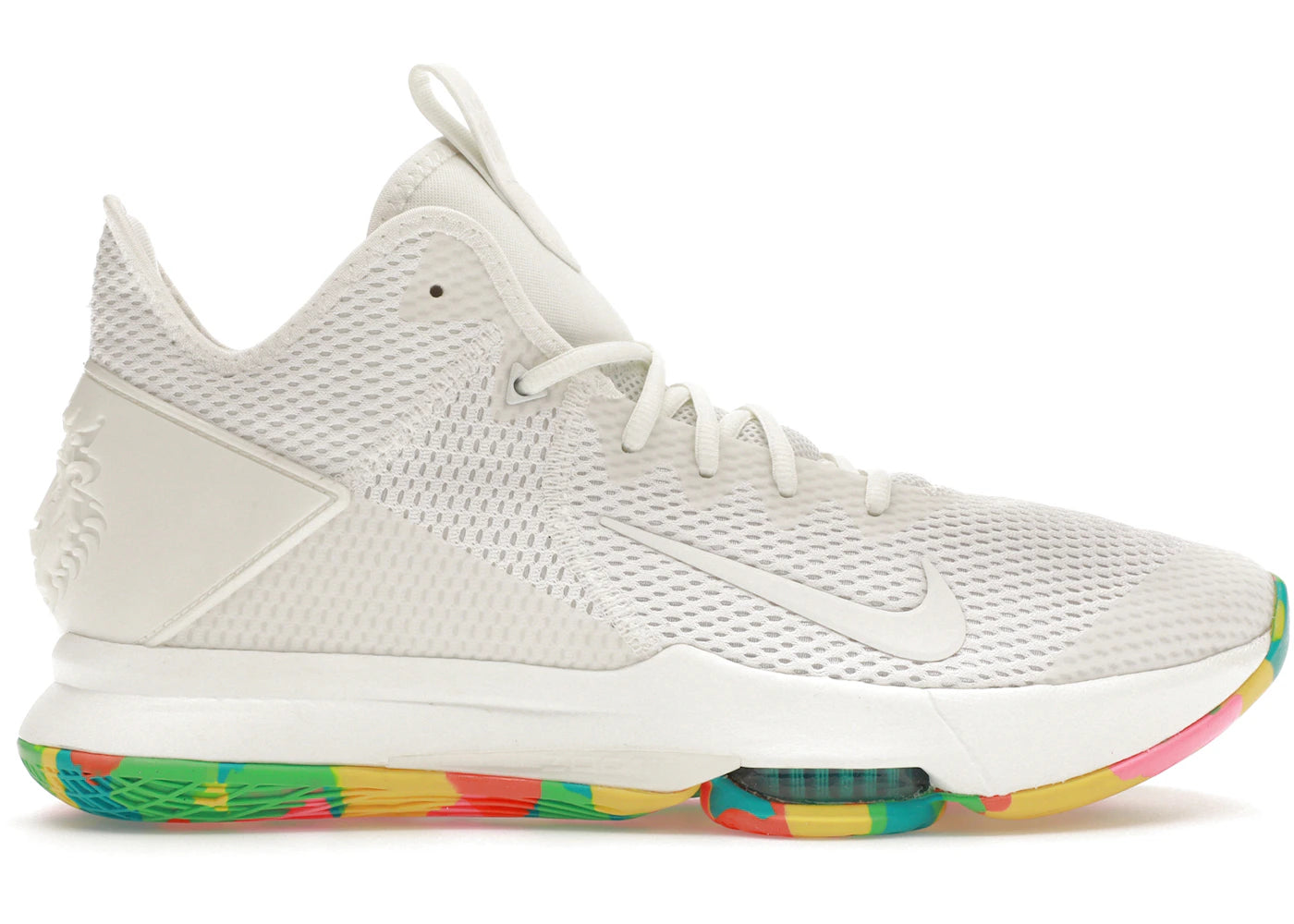 Nike LeBron Witness 4-White Multi Camo