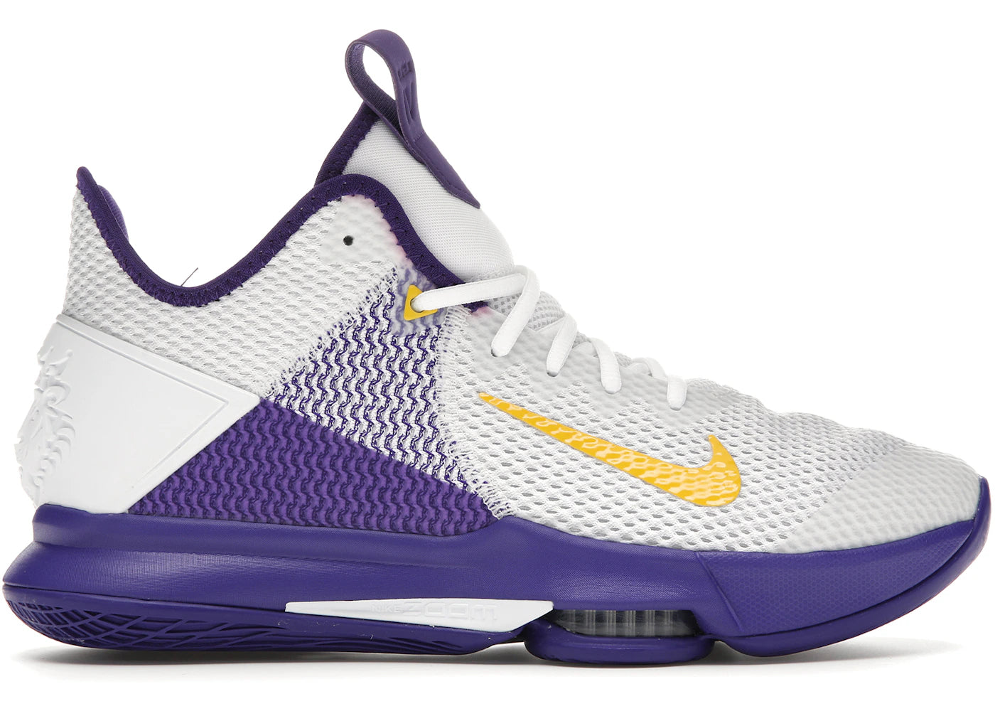 Nike LeBron Witness 4-White/Voltage Purple