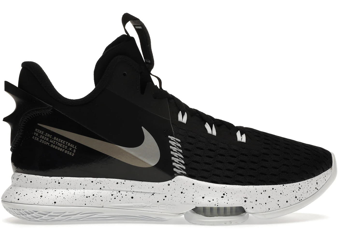 Nike LeBron Witness 5-Black Metallic Silver