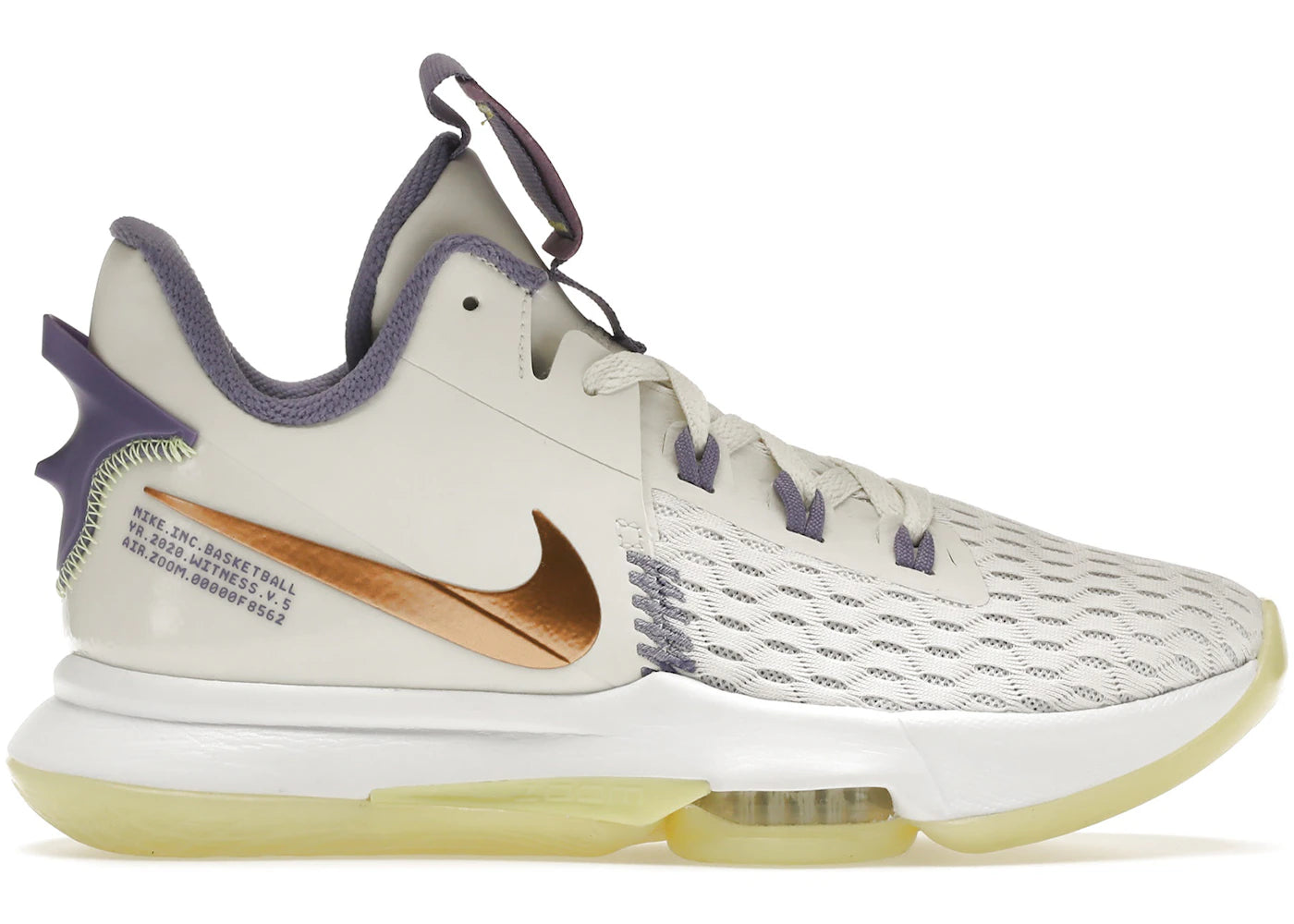 Nike LeBron Witness 5-Summit White Metallic Bronze