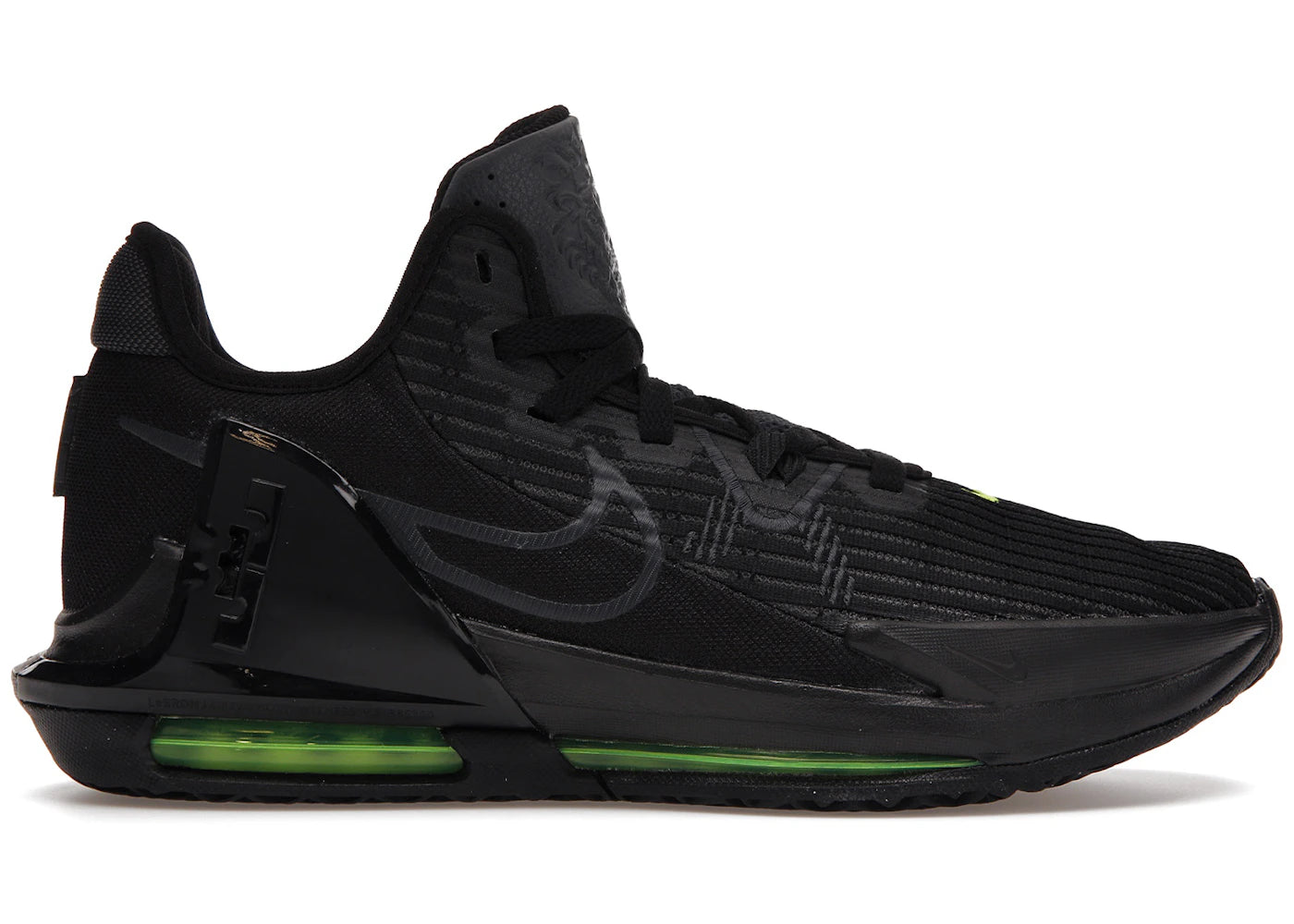 Nike LeBron Witness 6-Black Fluorescent Yellow