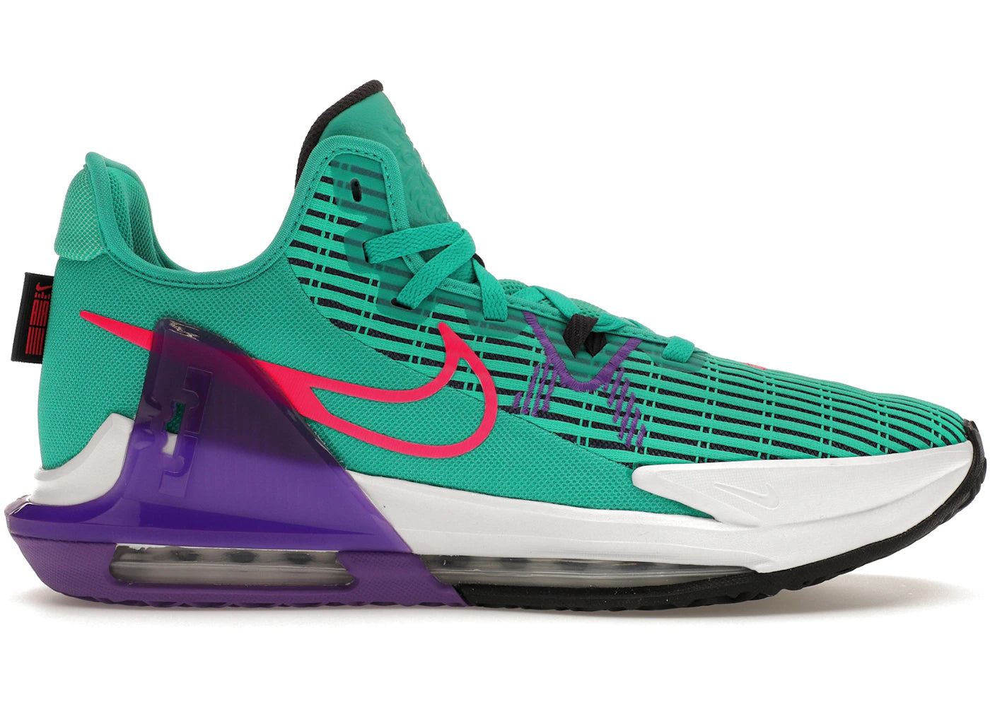 Nike LeBron Witness 6-Clear Emerald Wild Berry