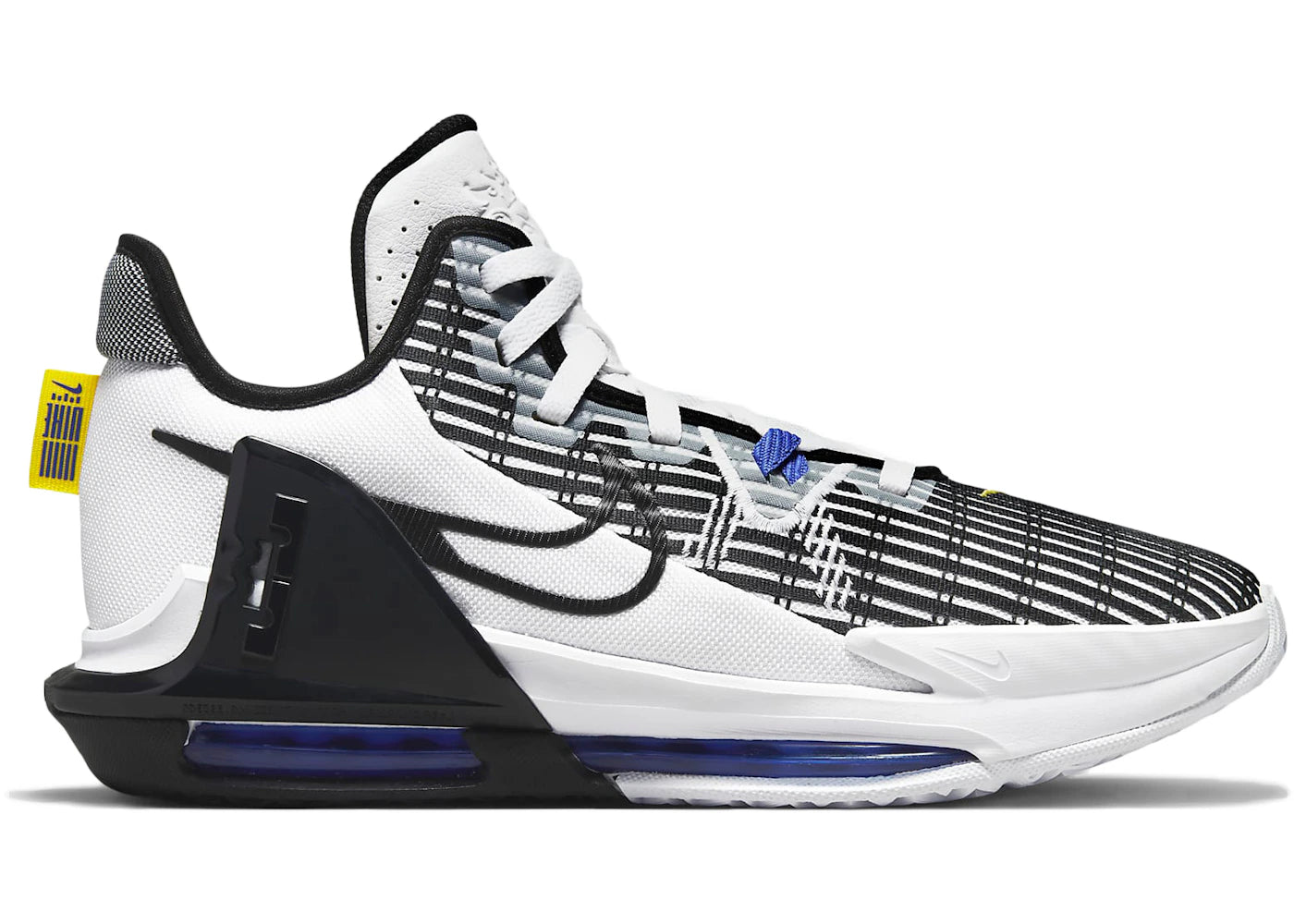 Nike LeBron Witness 6-White Persian Purple Shock Yellow