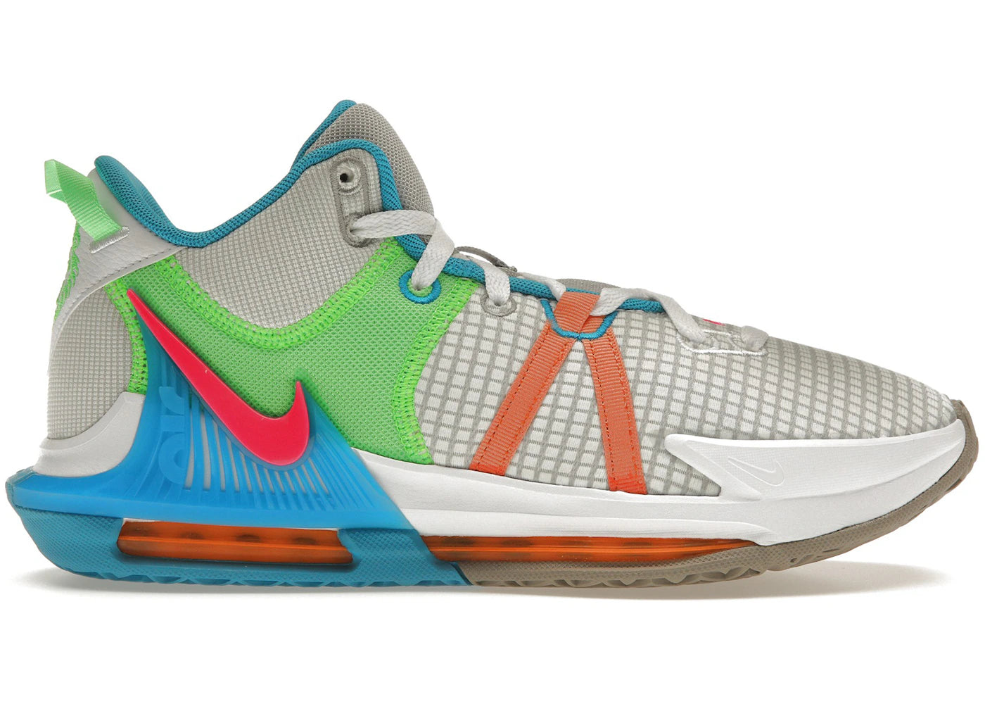 Nike LeBron Witness 7-Grey Fog Multi-Color