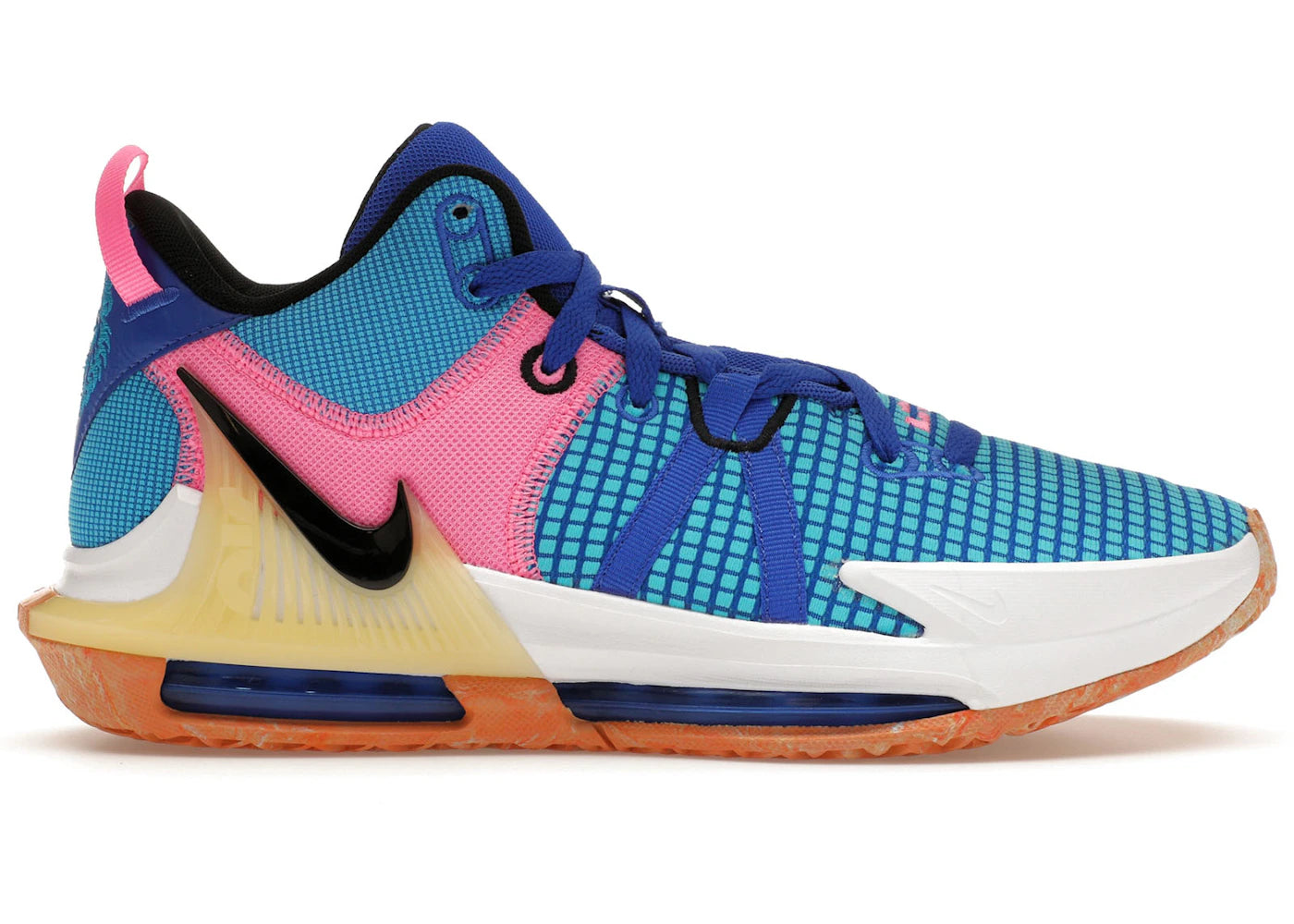 Nike LeBron Witness 7-Hyper Royal Blue Lightning White Black