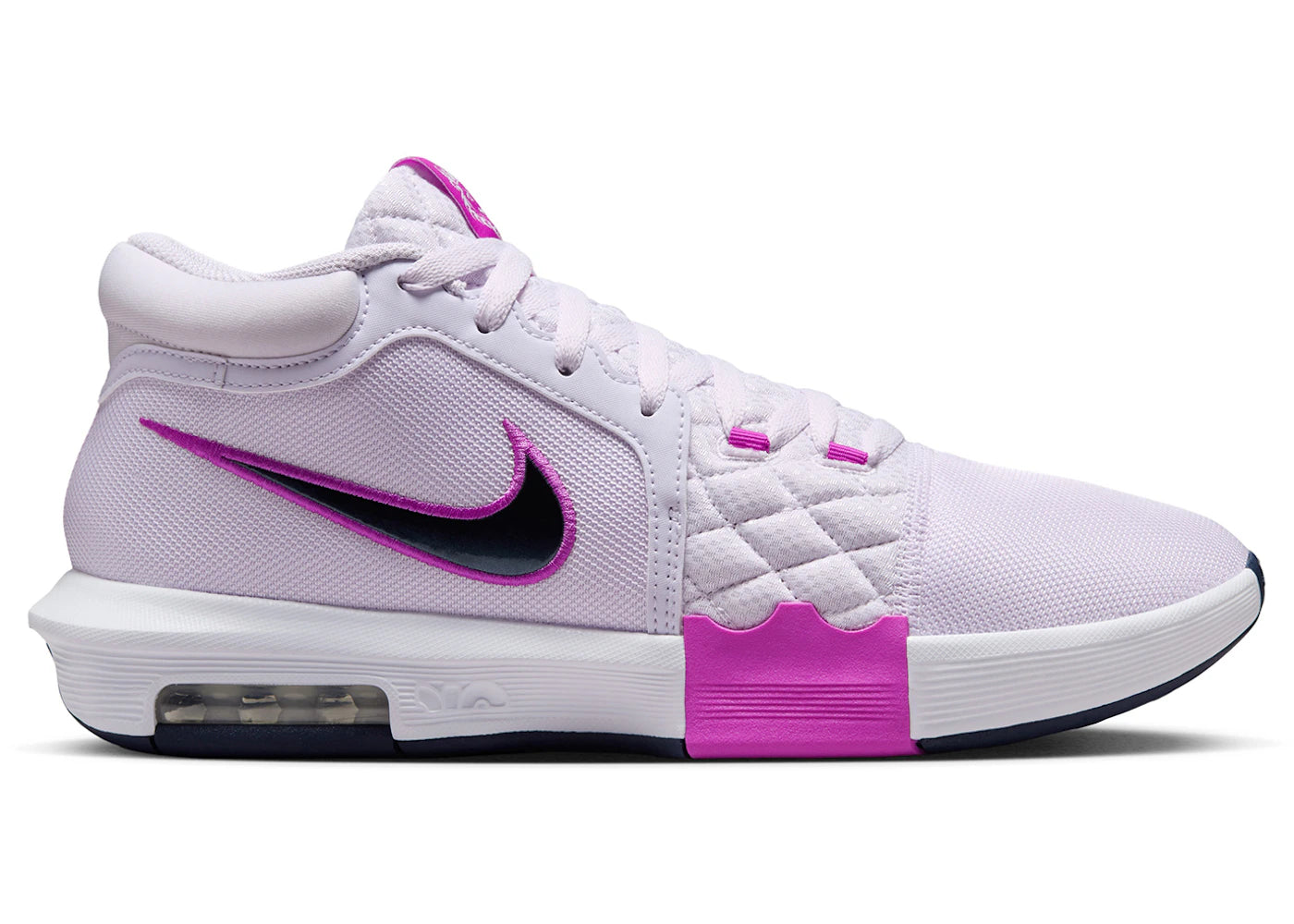 Nike LeBron Witness 8 Barely Grape Hyper Violet Light Bone Obsidian