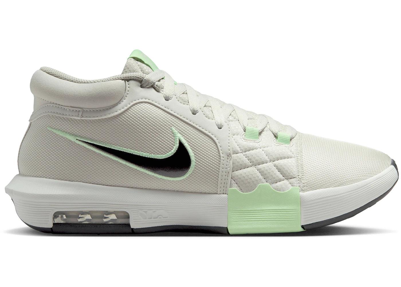 Nike LeBron Witness 8 Light Bone Vapor Green Swan Anthracite