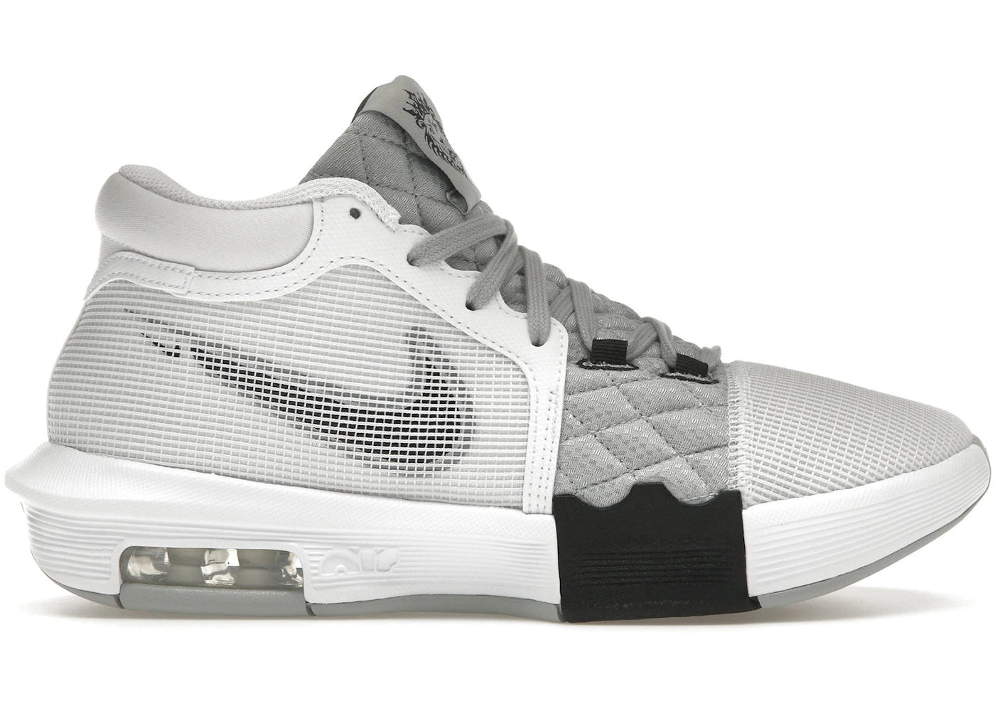 Nike LeBron Witness 8-White Light Smoke Grey