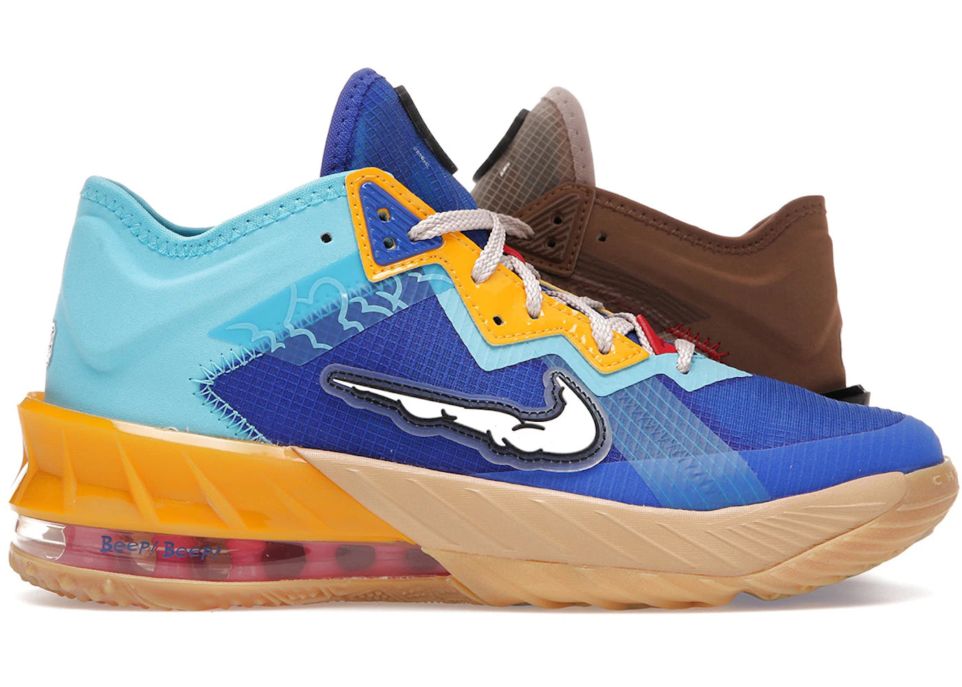 Nike LeBron 18 Low-Wile E. vs Roadrunner Space Jam (GS)