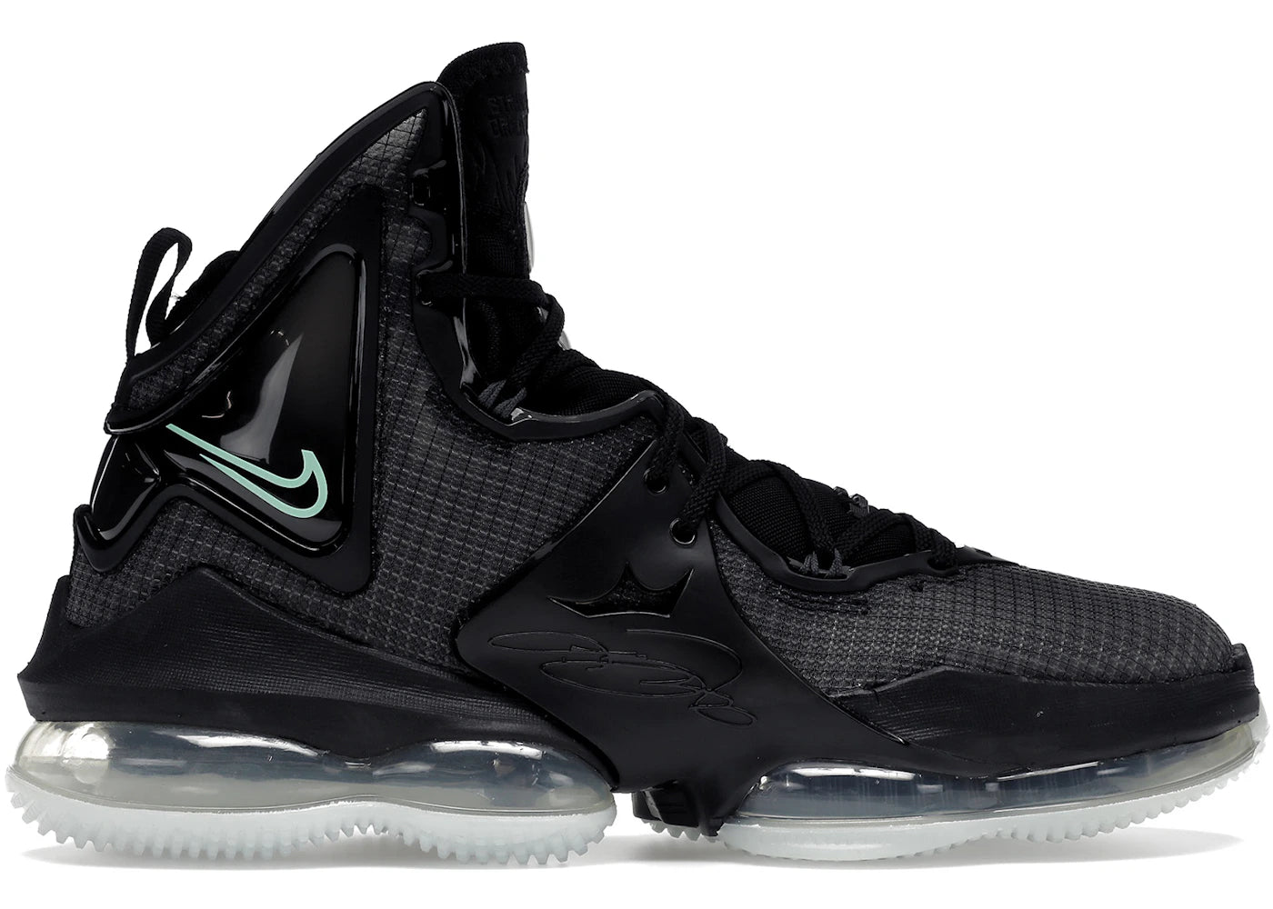 Nike LeBron 19-Black Anthracite Green Glow