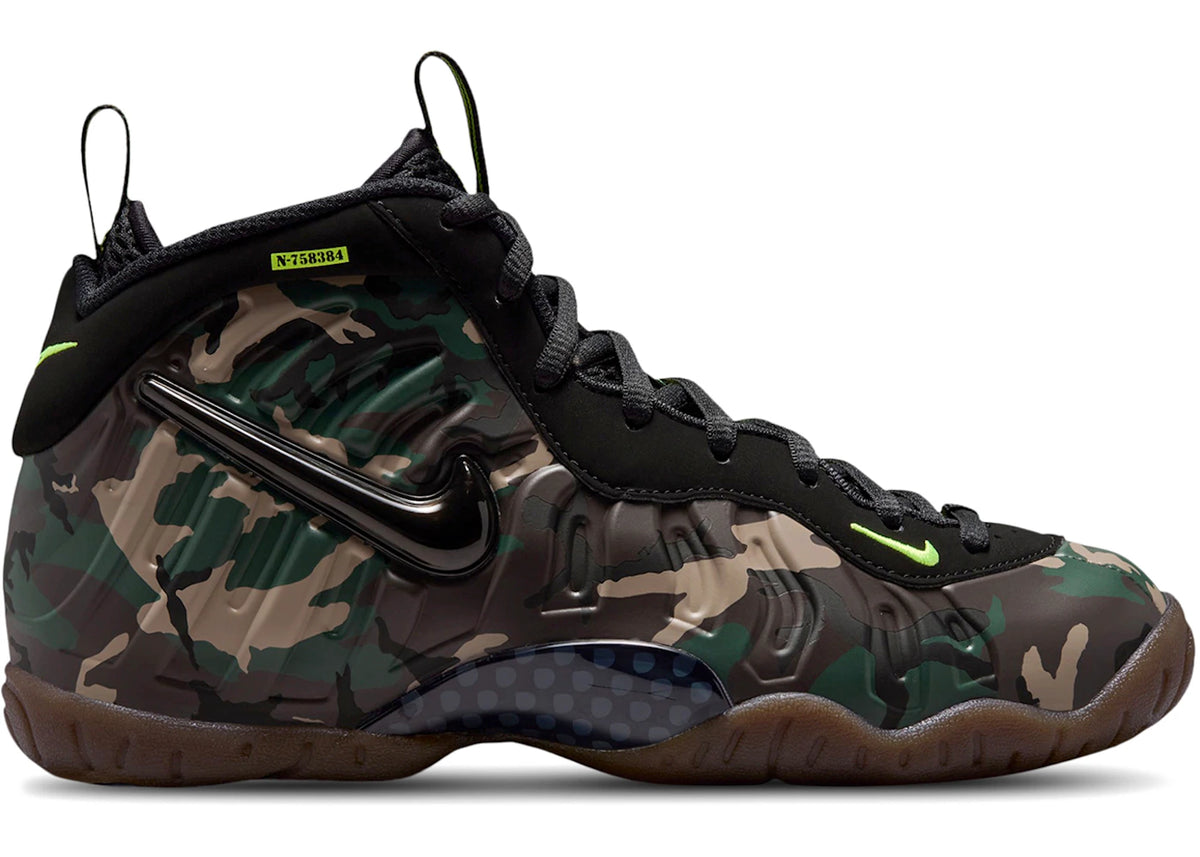 Nike Little Posite Pro Army Camo - main view