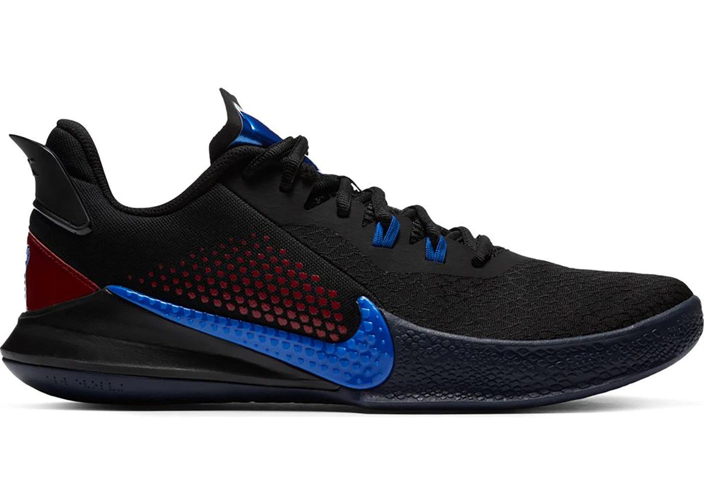 Nike Mamba Fury-Black Gym Red Racer Blue