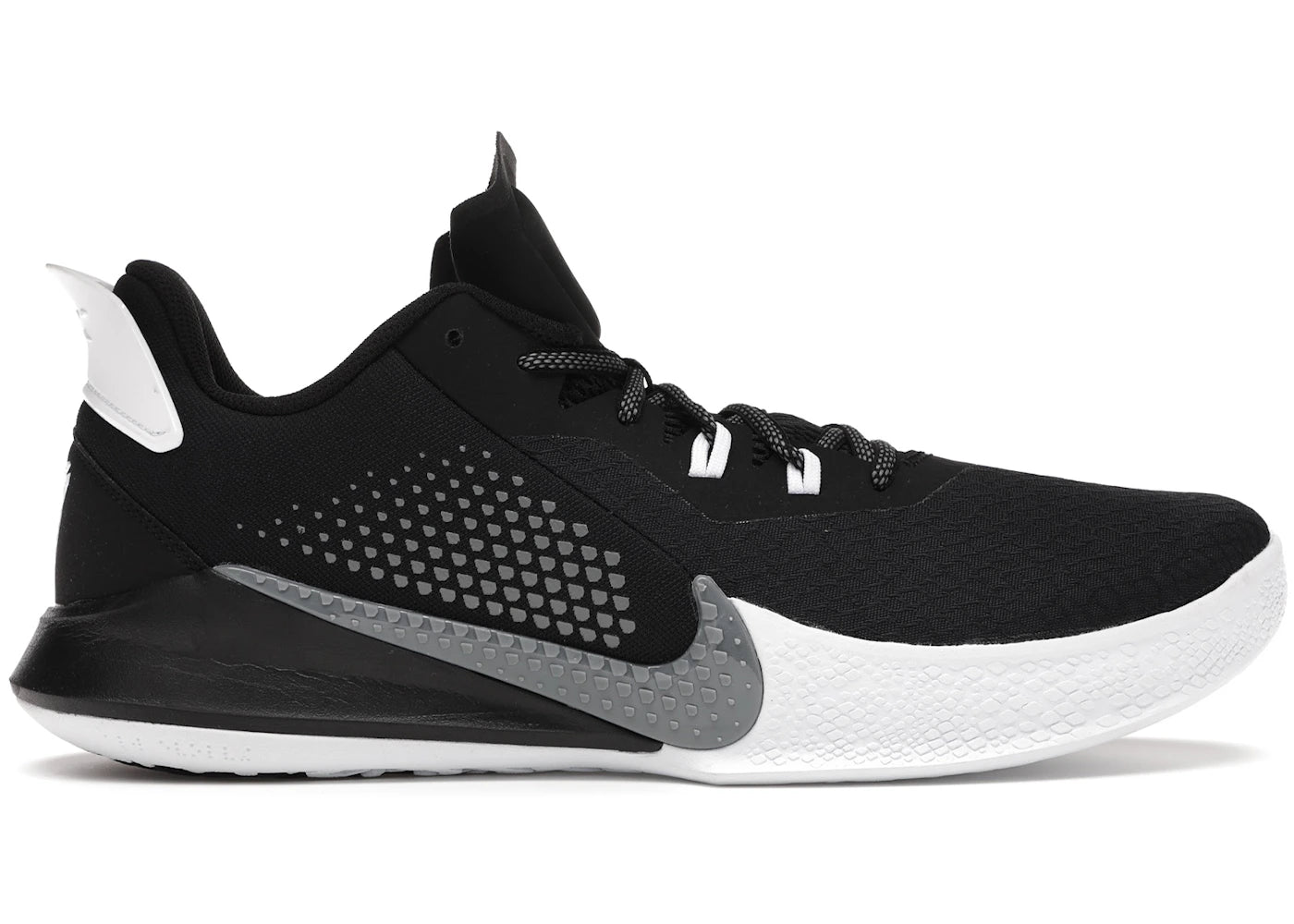 Nike Mamba Fury Black White Smoke Grey