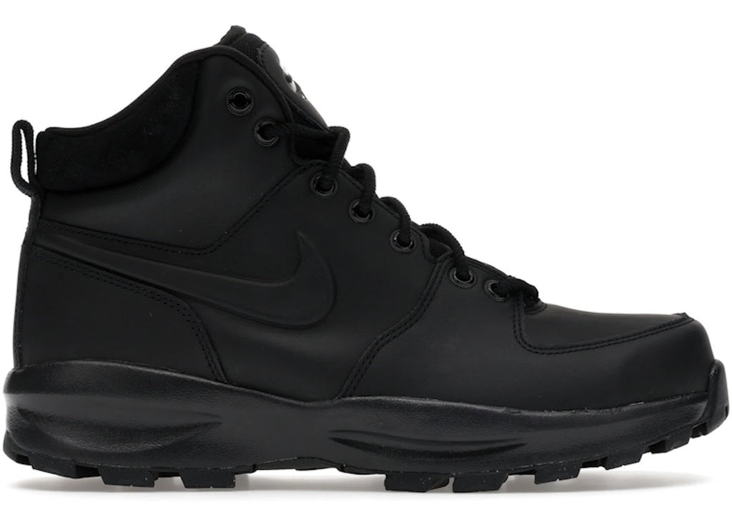 Nike Manoa Leather Triple Black - main view